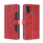 Custodia per telefono in pelle con fibbia magnetica Skin Feel, For Nokia C12, For Nokia C22, For Nokia C32, For Nokia G11 Plus, For Nokia C02 TA-1522