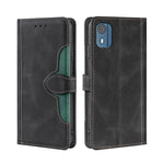 Custodia per telefono in pelle con fibbia magnetica Skin Feel, For Nokia C12, For Nokia C22, For Nokia C32, For Nokia G11 Plus, For Nokia C02 TA-1522