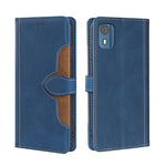 Custodia per telefono in pelle con fibbia magnetica Skin Feel, For Nokia C12, For Nokia C22, For Nokia C32, For Nokia G11 Plus, For Nokia C02 TA-1522