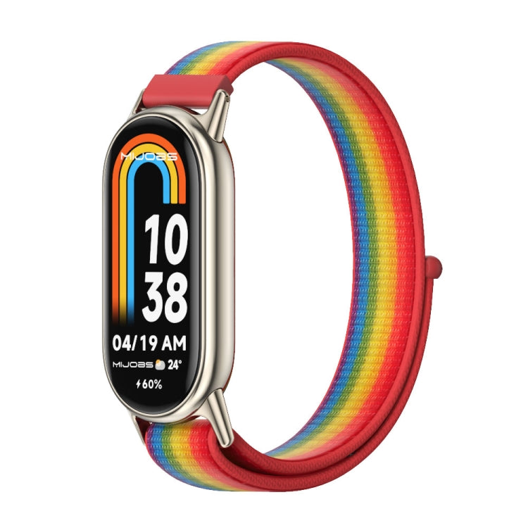 Cinturino per orologio in nylon traspirante Mijobs, For Xiaomi Smart Band 10 / 9 / 8