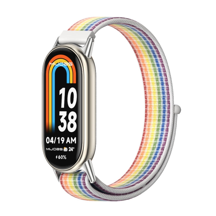 Cinturino per orologio in nylon traspirante Mijobs, For Xiaomi Smart Band 10 / 9 / 8
