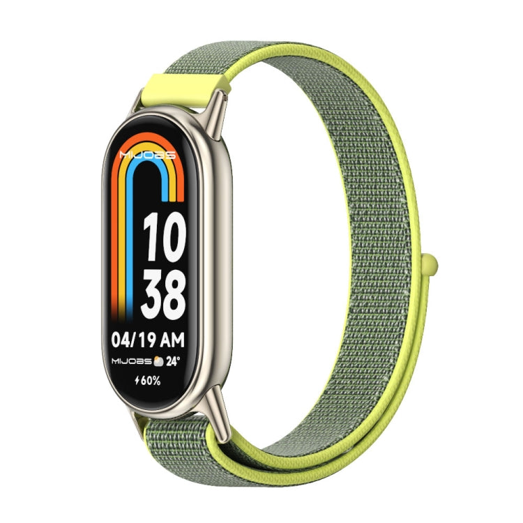 Cinturino per orologio in nylon traspirante Mijobs, For Xiaomi Smart Band 10 / 9 / 8