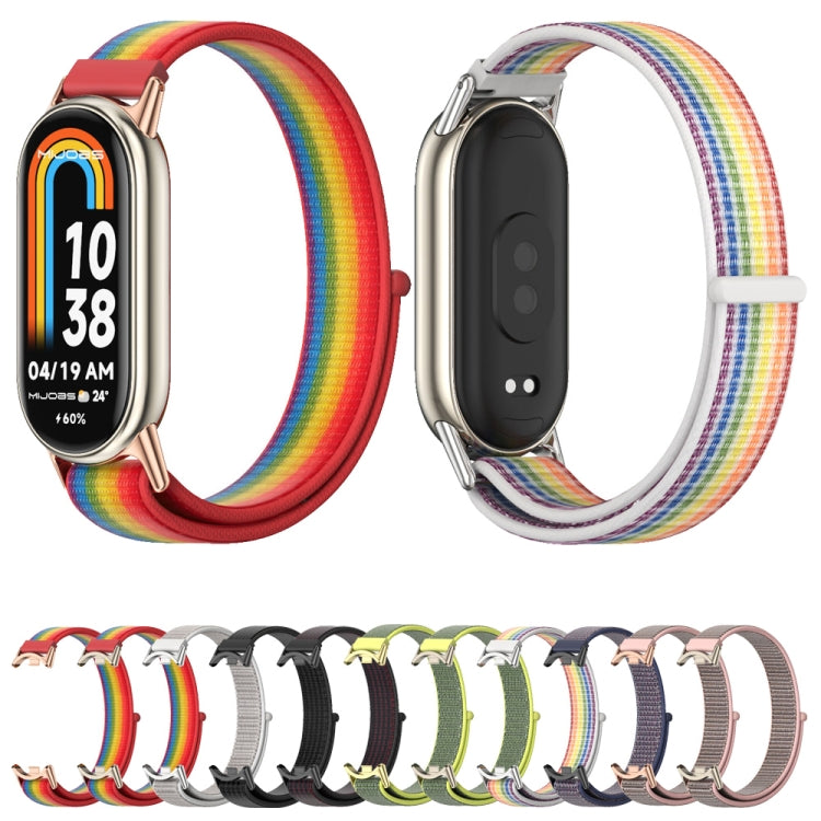 Cinturino per orologio in nylon traspirante Mijobs, For Xiaomi Smart Band 10 / 9 / 8