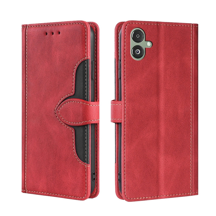 Custodia portafoglio in pelle con fibbia magnetica per Samsung