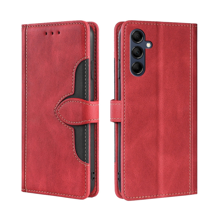 Custodia portafoglio in pelle con fibbia magnetica per Samsung