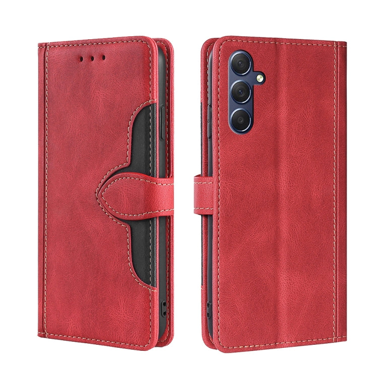 Custodia portafoglio in pelle con fibbia magnetica per Samsung