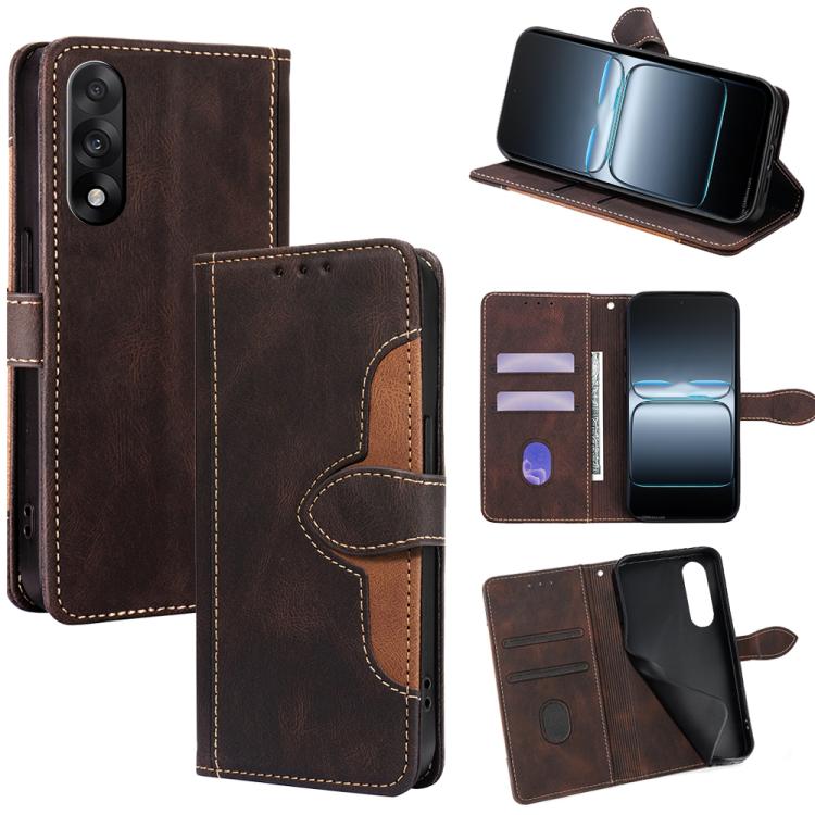 Custodia per telefono in pelle con fibbia magnetica Skin Feel, For OnePlus 15T 5G, For OnePlus Turbo 6 / 6V, For OnePlus Ace 6 5G, For OnePlus 15 5G, For OnePlus Ace 5 Ultra / Nord 5, For OnePlus Ace 5 Racing / Nord CE5