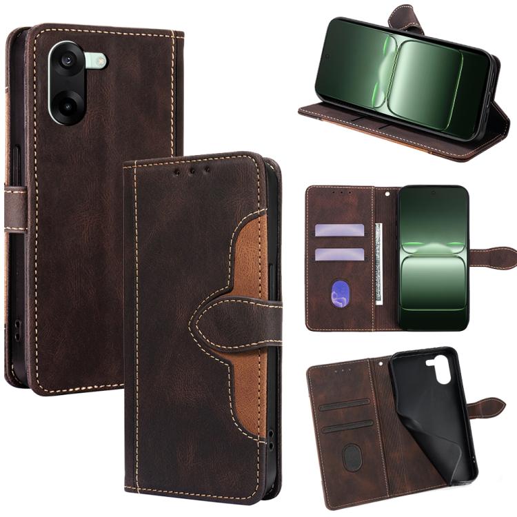 Custodia per telefono in pelle con fibbia magnetica Skin Feel, For OnePlus 15T 5G, For OnePlus Turbo 6 / 6V, For OnePlus Ace 6 5G, For OnePlus 15 5G, For OnePlus Ace 5 Ultra / Nord 5, For OnePlus Ace 5 Racing / Nord CE5