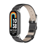 Cinturino per orologio in vera pelle Mijobs, For Xiaomi Smart Band 10 / 9 / 8