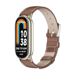 Cinturino per orologio in vera pelle Mijobs, For Xiaomi Smart Band 10 / 9 / 8