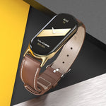 Cinturino per orologio in vera pelle Mijobs, For Xiaomi Smart Band 10 / 9 / 8