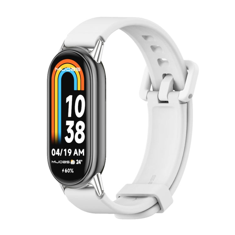 Cinturino per orologio traspirante in silicone Mijobs, For Xiaomi Smart Band 10 / 9 / 8