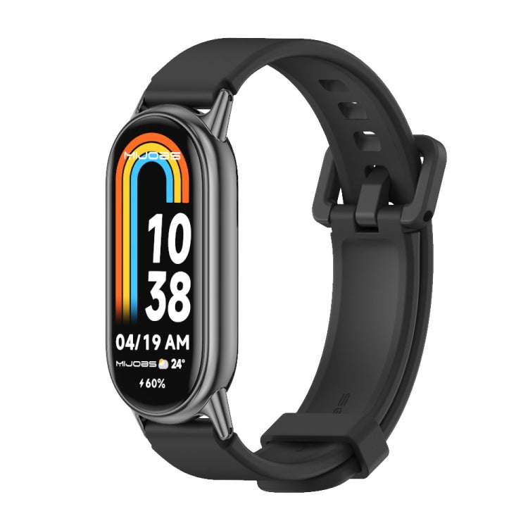 Cinturino per orologio traspirante in silicone Mijobs, For Xiaomi Smart Band 10 / 9 / 8