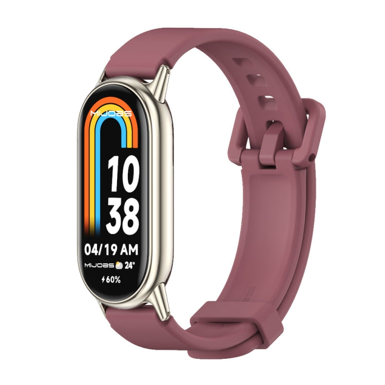 Cinturino per orologio traspirante in silicone Mijobs, For Xiaomi Smart Band 10 / 9 / 8