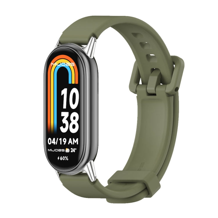 Cinturino per orologio traspirante in silicone Mijobs, For Xiaomi Smart Band 10 / 9 / 8