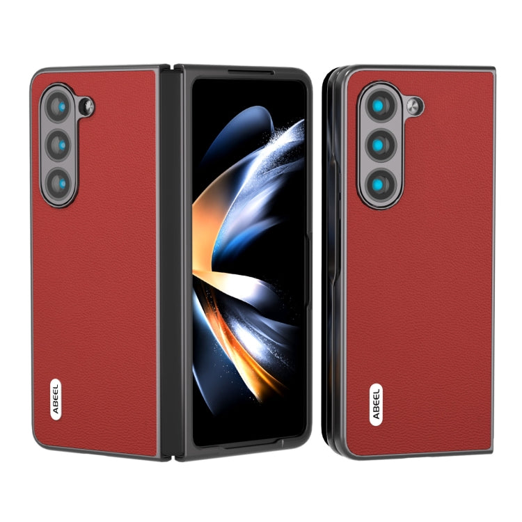 Custodia in pelle per Samsung Galaxy Z Flip6 e Z Fold6