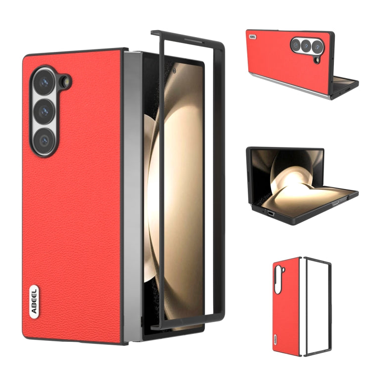 Custodia in pelle per Samsung Galaxy Z Flip6 e Z Fold6