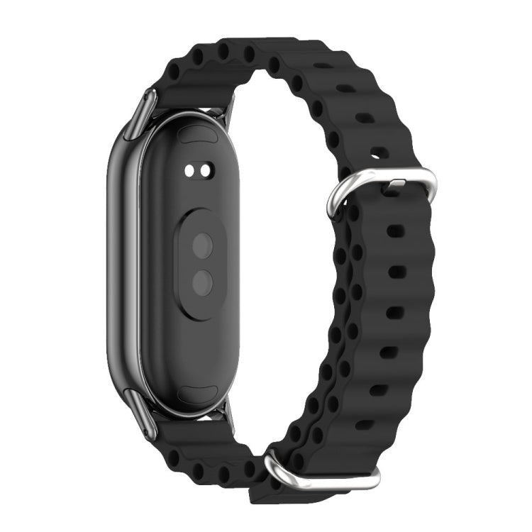 Cinturino per orologio traspirante in silicone marino Mijobs, For Xiaomi Smart Band 10 / 9 / 8