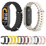 Cinturino per orologio traspirante in silicone marino Mijobs, For Xiaomi Smart Band 10 / 9 / 8