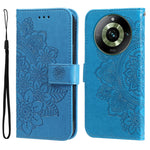 Custodia per telefono in pelle goffrata con fiori a 7 petali, For Realme C67 / 11 5G Taiwan Version, For Realme 11 4G Global, For Realme C53 / Narzo N53, For Realme 11