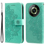 Custodia per telefono in pelle goffrata con fiori a 7 petali, For Realme C67 / 11 5G Taiwan Version, For Realme 11 4G Global, For Realme C53 / Narzo N53, For Realme 11