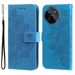 Custodia per telefono in pelle goffrata con fiori a 7 petali, For Realme C67 / 11 5G Taiwan Version, For Realme 11 4G Global, For Realme C53 / Narzo N53, For Realme 11
