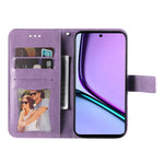 Custodia per telefono in pelle goffrata con fiori a 7 petali, For Realme C67 / 11 5G Taiwan Version, For Realme 11 4G Global, For Realme C53 / Narzo N53, For Realme 11