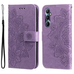 Custodia per telefono in pelle goffrata con fiori a 7 petali, For Realme 11 Pro / 11 Pro+, For Realme C65 4G, For Realme GT Neo 5 5G / GT3, For Realme C55