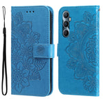 Custodia per telefono in pelle goffrata con fiori a 7 petali, For Realme 11 Pro / 11 Pro+, For Realme C65 4G, For Realme GT Neo 5 5G / GT3, For Realme C55
