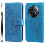 Custodia per telefono in pelle goffrata con fiori a 7 petali, For Realme 13+, For Realme 13 Pro / 13 Pro+ / P1 Pro Global, For Realme GT 6 / GT Neo6 SE, For Realme C63 / C61  / Note 60