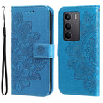 Custodia per telefono in pelle goffrata con fiori a 7 petali, For Realme 15T 5G, For Realme Narzo 80 Lite 4G / C71 India, For Realme 15 5G / Realme 15 Pro 5G, For Realme C71 4G / C75 4G / 5G / 14x