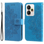 Custodia per telefono in pelle goffrata con fiori a 7 petali, For Realme 15T 5G, For Realme Narzo 80 Lite 4G / C71 India, For Realme 15 5G / Realme 15 Pro 5G, For Realme C71 4G / C75 4G / 5G / 14x