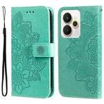 Custodia per telefono in pelle goffrata con fiori a 7 petali, For Realme 15T 5G, For Realme Narzo 80 Lite 4G / C71 India, For Realme 15 5G / Realme 15 Pro 5G, For Realme C71 4G / C75 4G / 5G / 14x