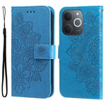Custodia per telefono in pelle goffrata con fiori a 7 petali, For Realme 15T 5G, For Realme Narzo 80 Lite 4G / C71 India, For Realme 15 5G / Realme 15 Pro 5G, For Realme C71 4G / C75 4G / 5G / 14x