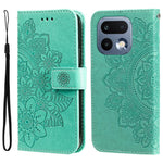 Custodia per telefono in pelle goffrata con fiori a 7 petali, For Realme 16 Pro+ 5G, For Realme 16 Pro 5G, For Realme 15x 5G India / Realme C85 5G, For Realme C85 Pro 4G