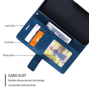 Custodia portafoglio in pelle flip per Samsung Galaxy S24+ 5G