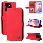 Custodia per telefono in pelle con bottone in metallo con albero della vita Skin Feel, For Honor Play 50 Plus, For Honor X6a, For Honor X50i 5G