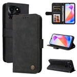 Custodia per telefono in pelle con bottone in metallo con albero della vita Skin Feel, For Honor Play 50 Plus, For Honor X6a, For Honor X50i 5G