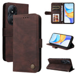Custodia per telefono in pelle con bottone in metallo con albero della vita Skin Feel, For Honor Play 50 Plus, For Honor X6a, For Honor X50i 5G