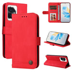 Custodia per telefono in pelle con bottone in metallo con albero della vita Skin Feel, For Honor 90 GT, For Honor 100 Pro, For Honor 100, For Honor X50i+