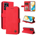 Custodia per telefono in pelle con bottone in metallo con albero della vita Skin Feel, For Honor 90 GT, For Honor 100 Pro, For Honor 100, For Honor X50i+