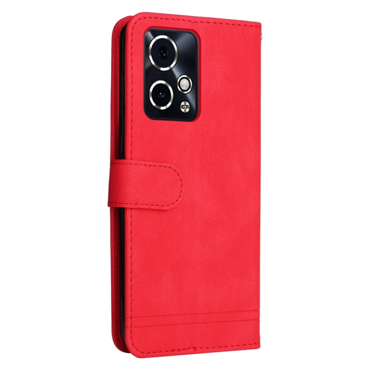 Custodia per telefono in pelle con bottone in metallo con albero della vita Skin Feel, For Honor 90 GT, For Honor 100 Pro, For Honor 100, For Honor X50i+