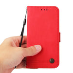 Custodia per telefono in pelle con bottone in metallo con albero della vita Skin Feel, For Honor 90 GT, For Honor 100 Pro, For Honor 100, For Honor X50i+