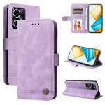 Custodia per telefono in pelle con bottone in metallo con albero della vita Skin Feel, For Honor 90 GT, For Honor 100 Pro, For Honor 100, For Honor X50i+