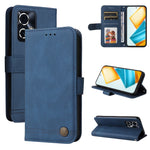 Custodia per telefono in pelle con bottone in metallo con albero della vita Skin Feel, For Honor 90 GT, For Honor 100 Pro, For Honor 100, For Honor X50i+