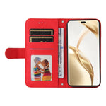 Custodia per telefono in pelle con bottone in metallo con albero della vita Skin Feel, For Honor 200 Pro, For Honor 200 Lite Global, For Honor Magic6 Pro, For Honor X8b