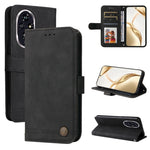 Custodia per telefono in pelle con bottone in metallo con albero della vita Skin Feel, For Honor Magic7, For Honor X60i, For Honor Play 60 Plus, For Honor 200