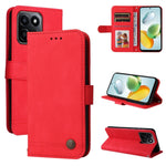 Custodia per telefono in pelle con bottone in metallo con albero della vita Skin Feel, For Honor Magic7, For Honor X60i, For Honor Play 60 Plus, For Honor 200