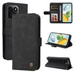 Custodia per telefono in pelle con bottone in metallo con albero della vita Skin Feel, For Honor Magic7, For Honor X60i, For Honor Play 60 Plus, For Honor 200