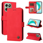 Custodia per telefono in pelle con bottone in metallo con albero della vita Skin Feel, For Honor X5c Plus, For Honor X70 5G, For Honor X6b 4G / X6c 4G / X5b / X5b Plus, For Honor Play 60